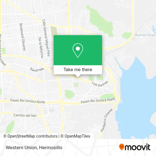 Western Union map