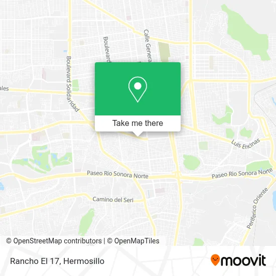 Rancho El 17 map