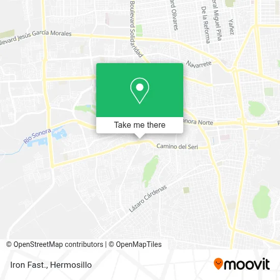 Iron Fast. map