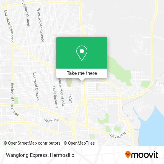 Wanglong Express map