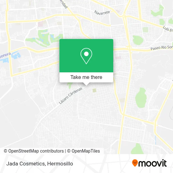 Jada Cosmetics map