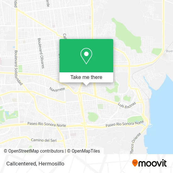 Callcentered map