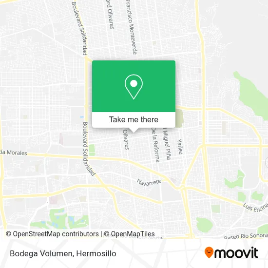 Bodega Volumen map