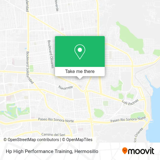 Hp High Performance Training map