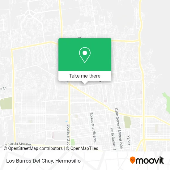 Los Burros Del Chuy map