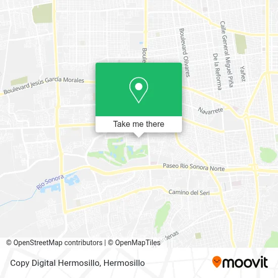 Copy Digital Hermosillo map