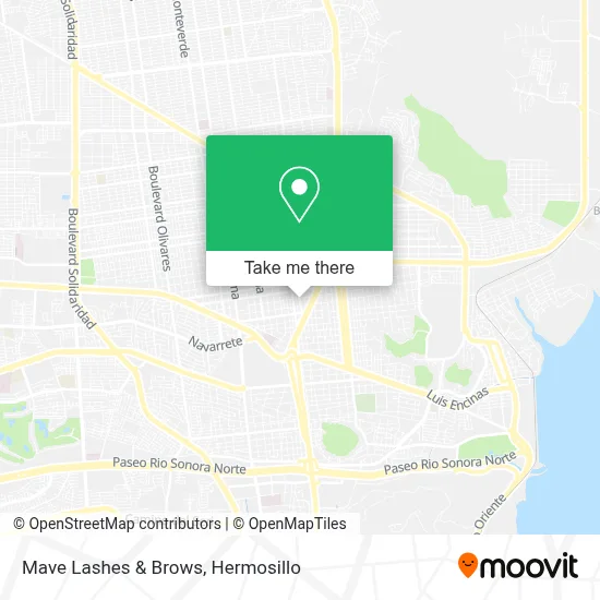 Mave Lashes & Brows map