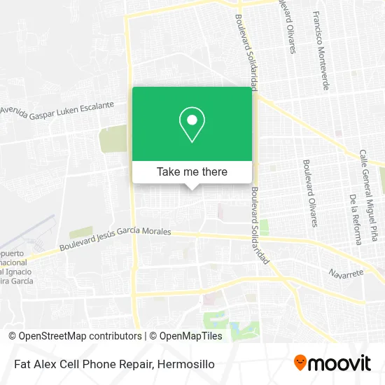 Fat Alex Cell Phone Repair map