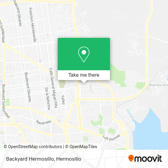 Backyard Hermosillo map