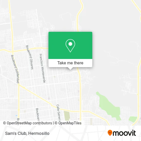 Sam's Club map