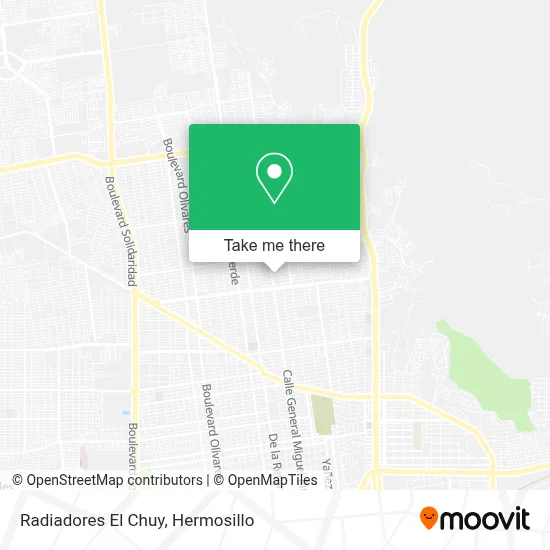Radiadores El Chuy map