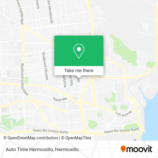 Auto Time Hermosillo map
