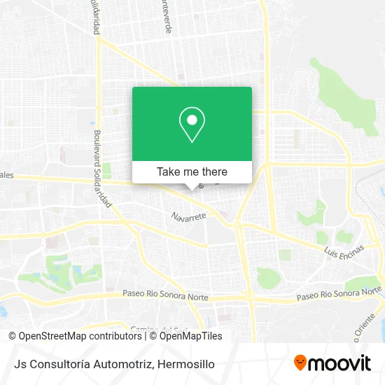 Js Consultoría Automotriz map