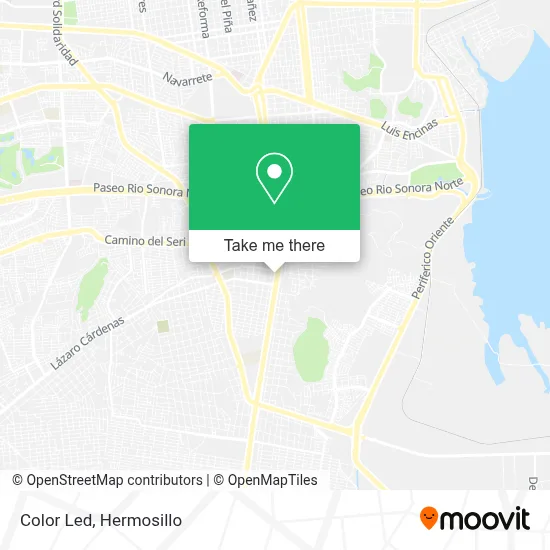 Color Led map