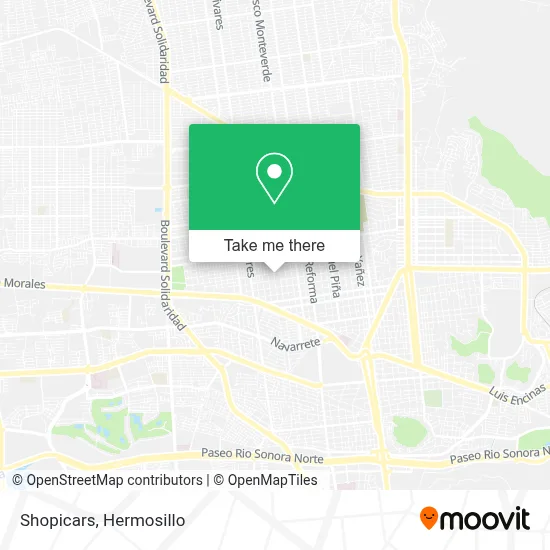 Shopicars map