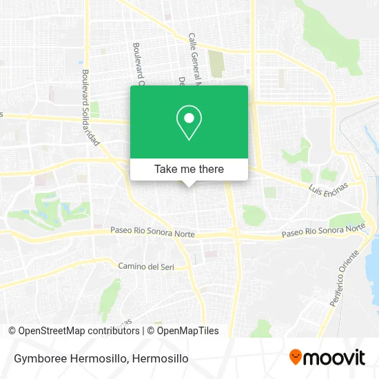 Gymboree Hermosillo map