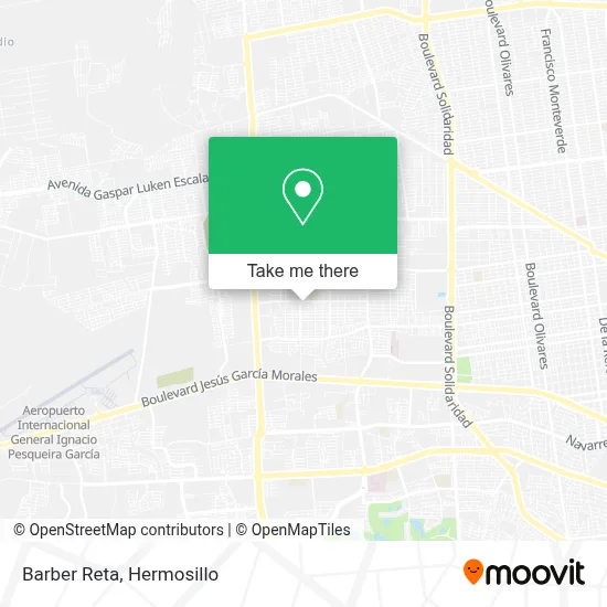 Barber Reta map