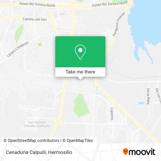 Cenaduria Calpulli map