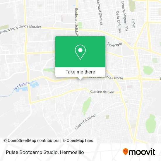 Pulse Bootcamp Studio map