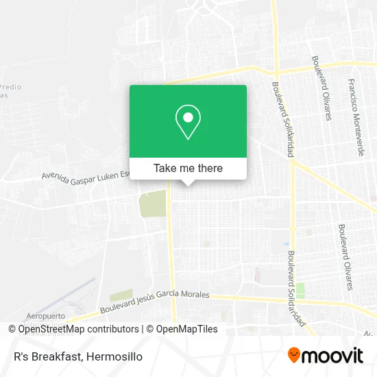 R's Breakfast map