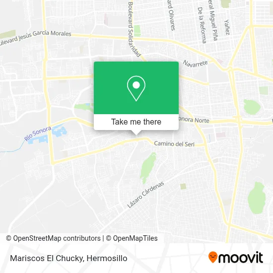 Mariscos El Chucky map