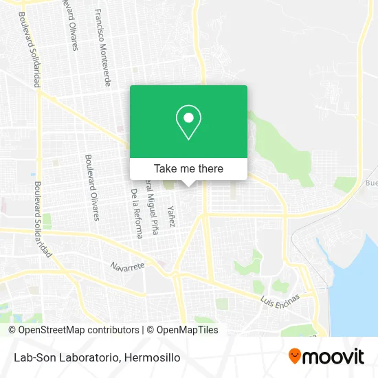 Lab-Son Laboratorio map