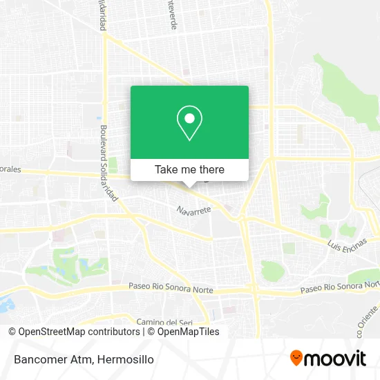 Bancomer Atm map
