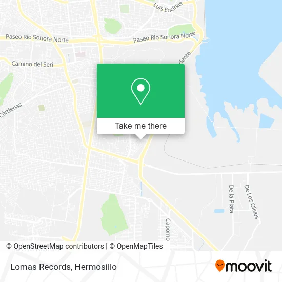 Lomas Records map