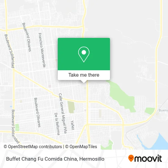 Buffet Chang Fu Comida China map