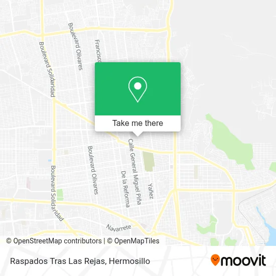 Raspados Tras Las Rejas map