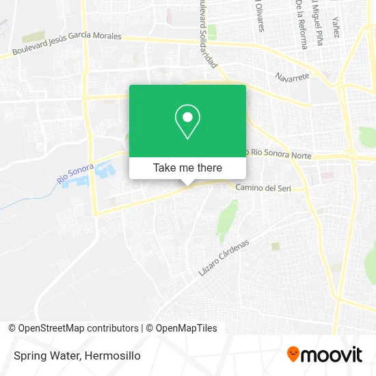 Spring Water map