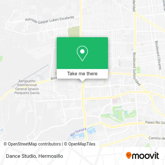 Dance Studio map