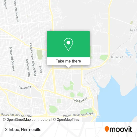 X Inbox map