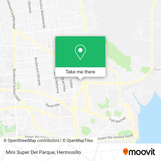 Mini Super Del Parque map