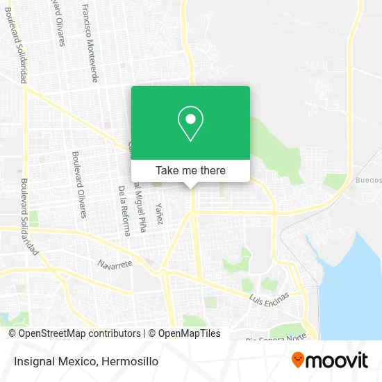 Insignal Mexico map