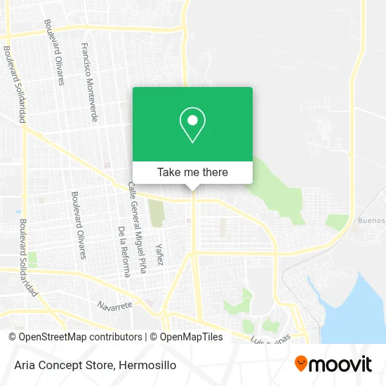 Aria Concept Store map