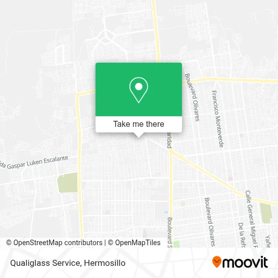 Qualiglass Service map