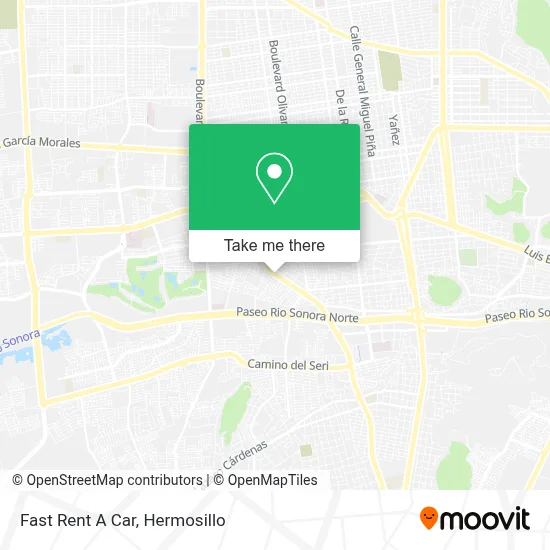 Fast Rent A Car map