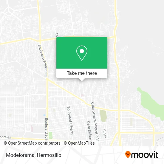 Modelorama map