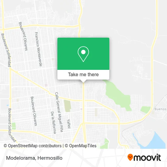 Modelorama map
