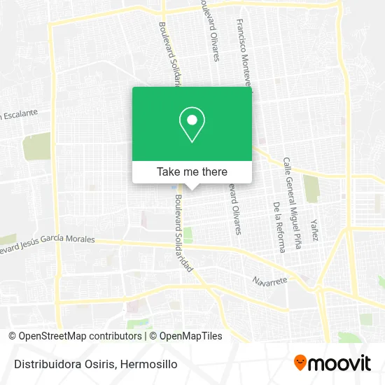 Distribuidora Osiris map