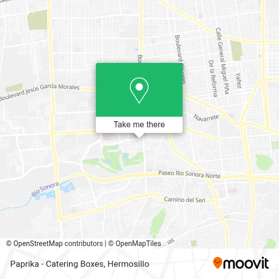 Paprika - Catering Boxes map