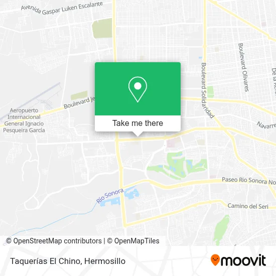 Taquerías El Chino map