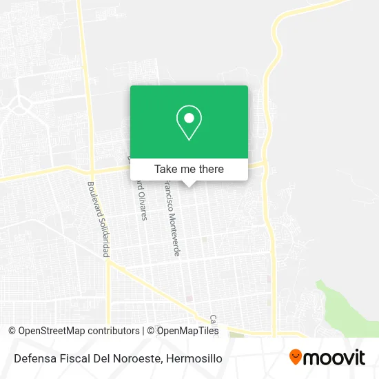 Defensa Fiscal Del Noroeste map