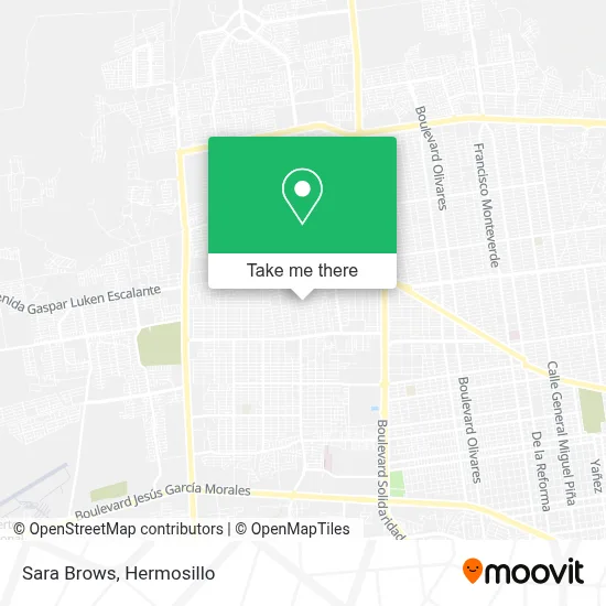 Sara Brows map