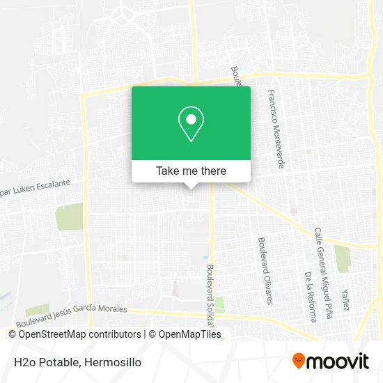 H2o Potable map
