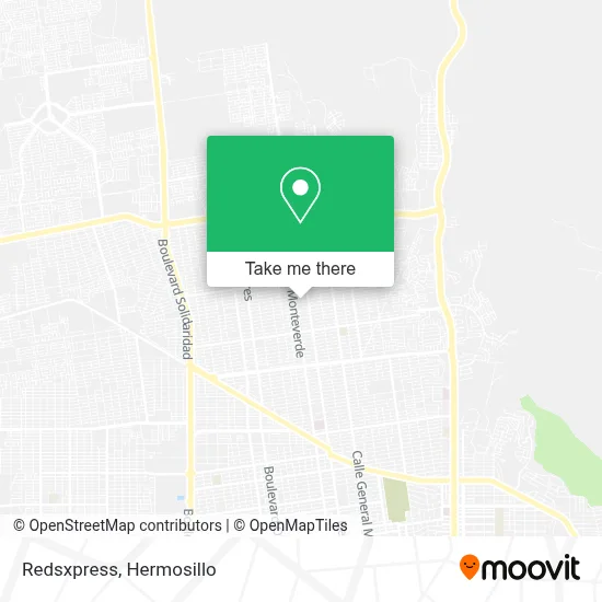 Redsxpress map