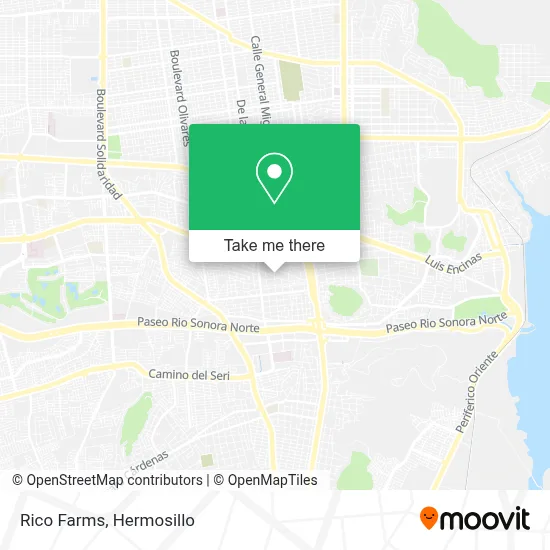 Rico Farms map