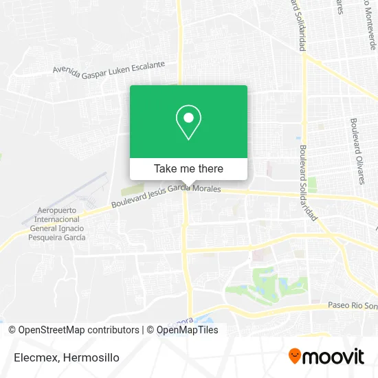 Elecmex map