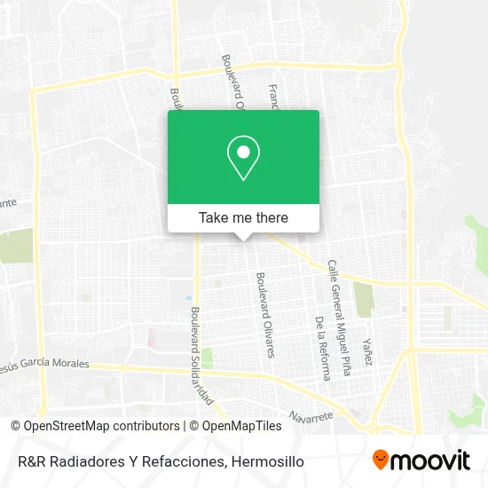 R&R Radiadores Y Refacciones map